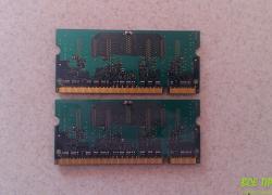 Оперативна пам'ять для ноутбука DDR2 512 мб (256+256)