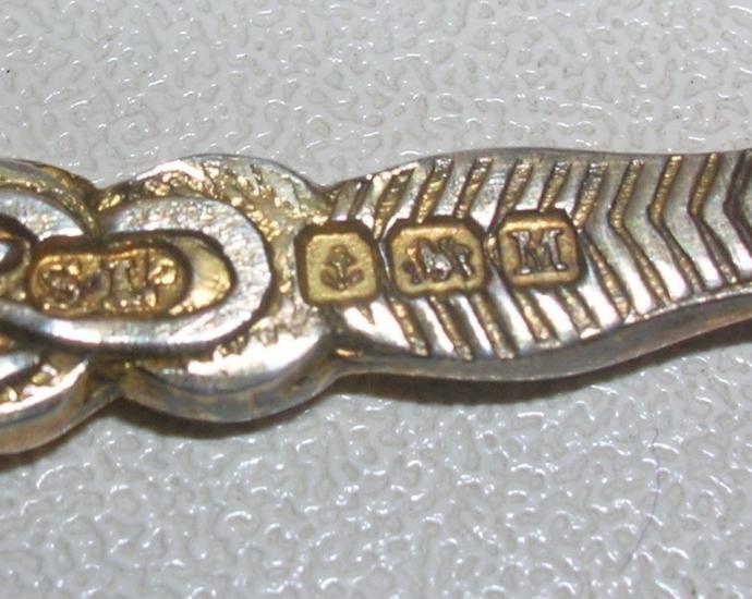 Коранационные ложки 1936 года. Серебро. Позолота. Англия