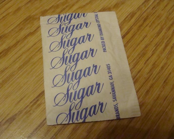 Пакетики с сахаром № 574 - 596