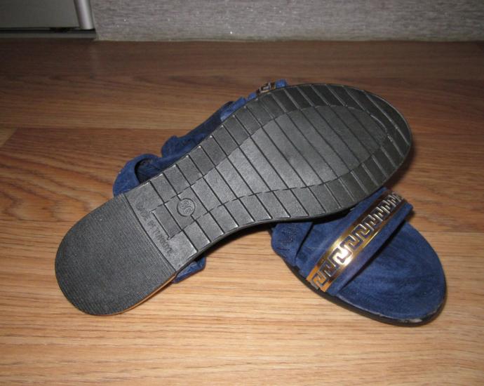 Босоножки - сандали летние синие